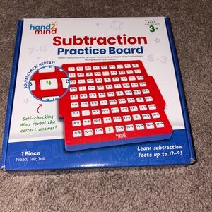 Hand2Mind Subtraction Practice Board